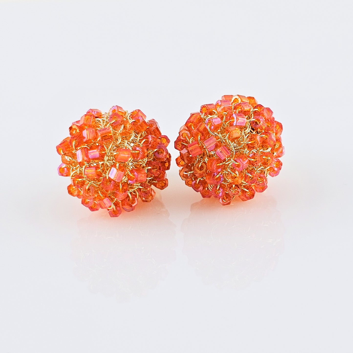 Earring Balls Fuchsia