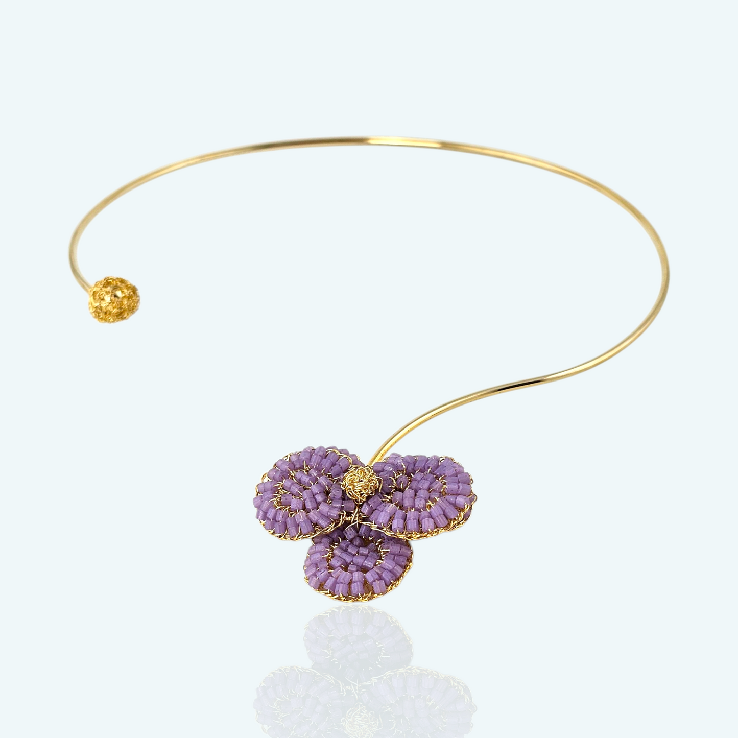 Necklace Orquídea Lavender