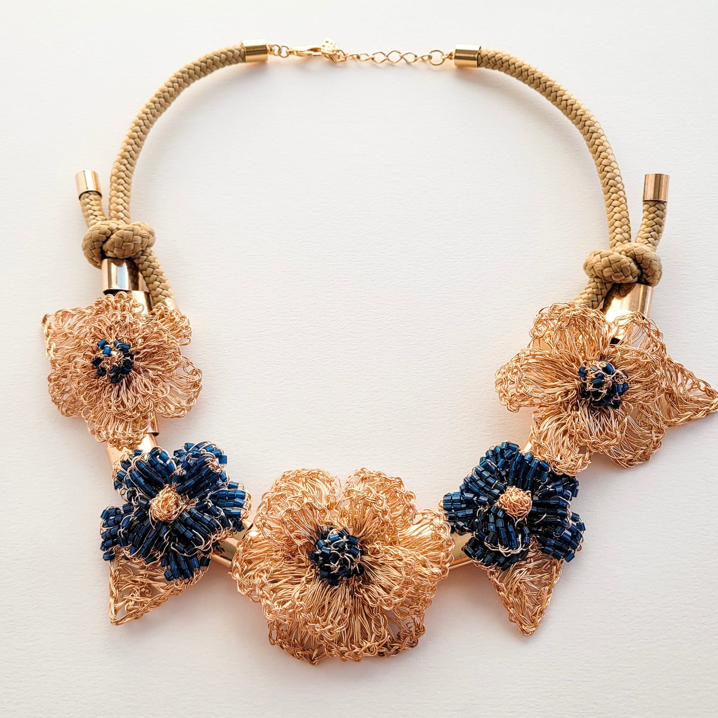 Necklace Florata Marine Blue