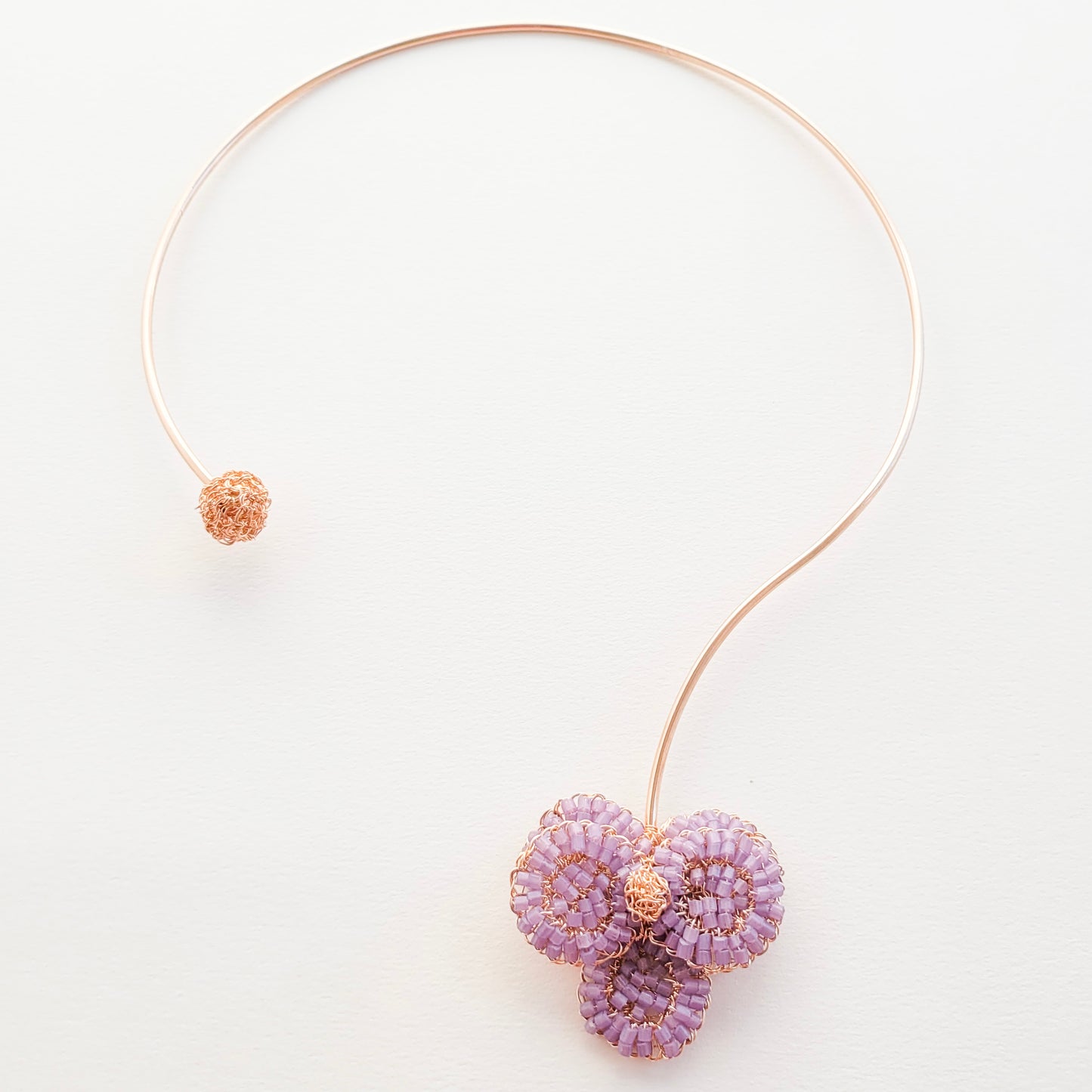 Necklace Orquídea Lavender