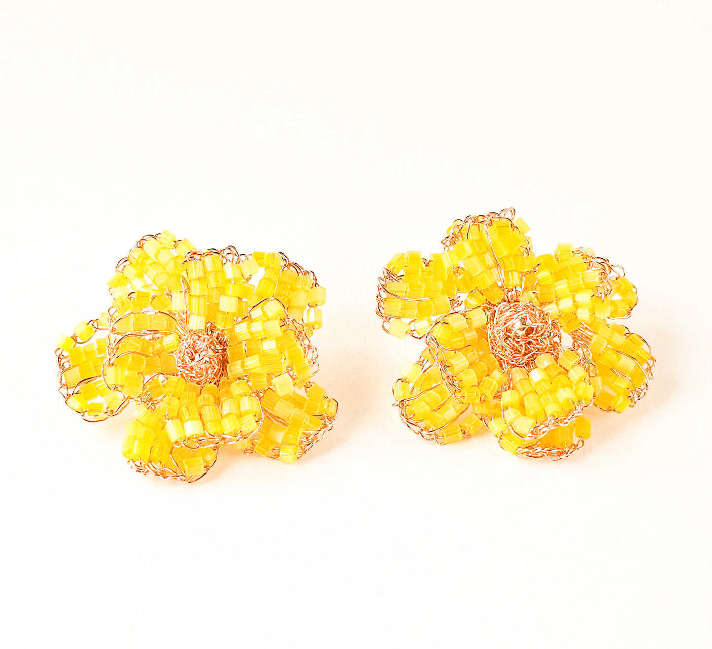 Earring Florata  Yellow