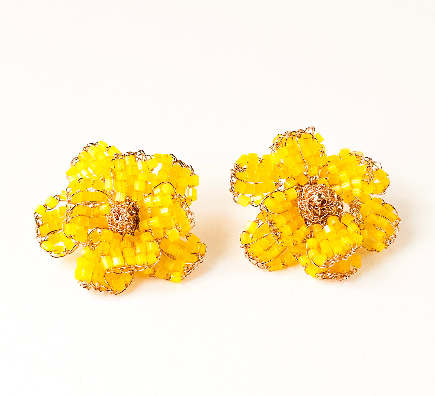 Earring Florata  Yellow