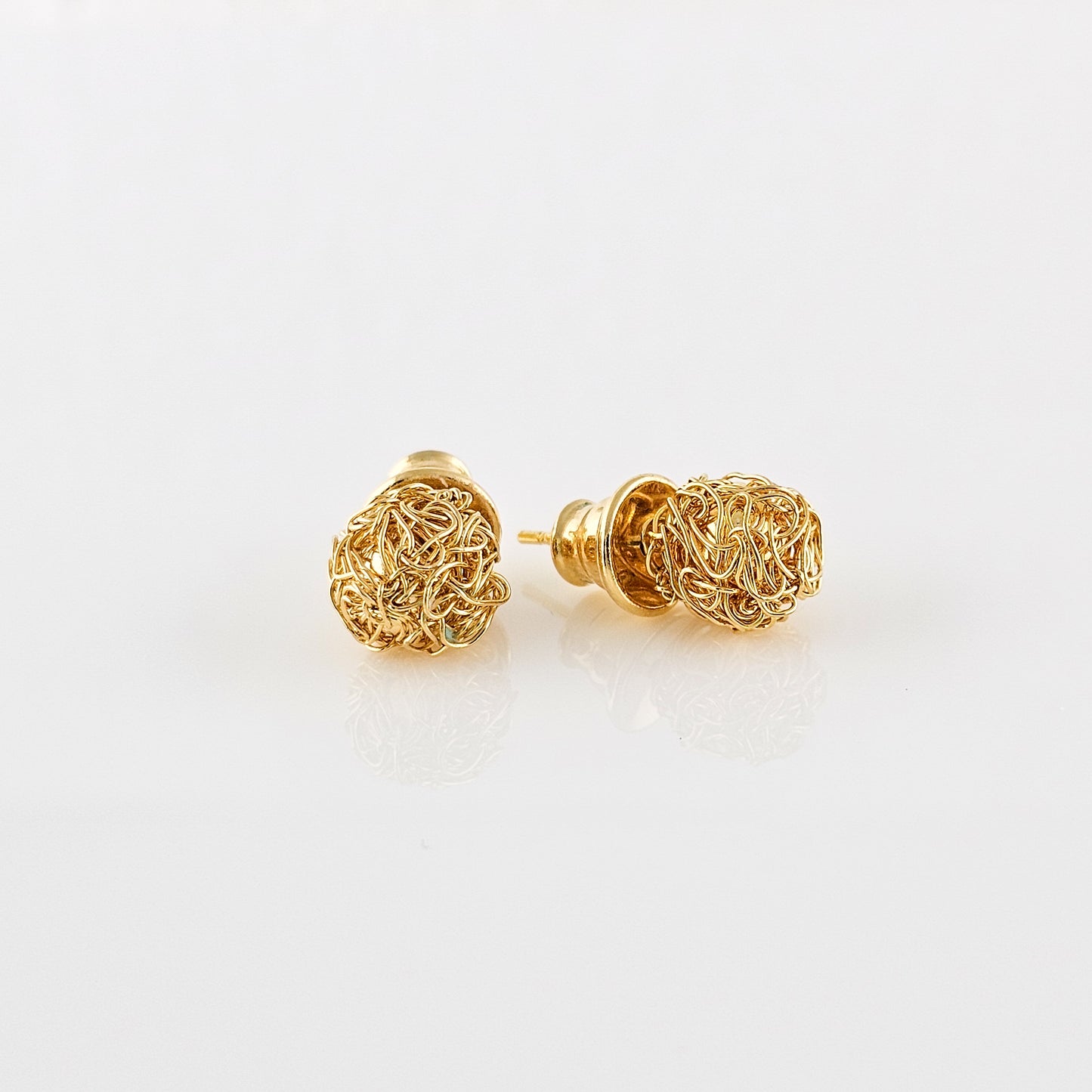 Earring Balls Mini Gold