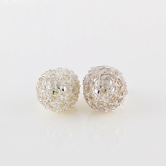 Earring Balls Silver G