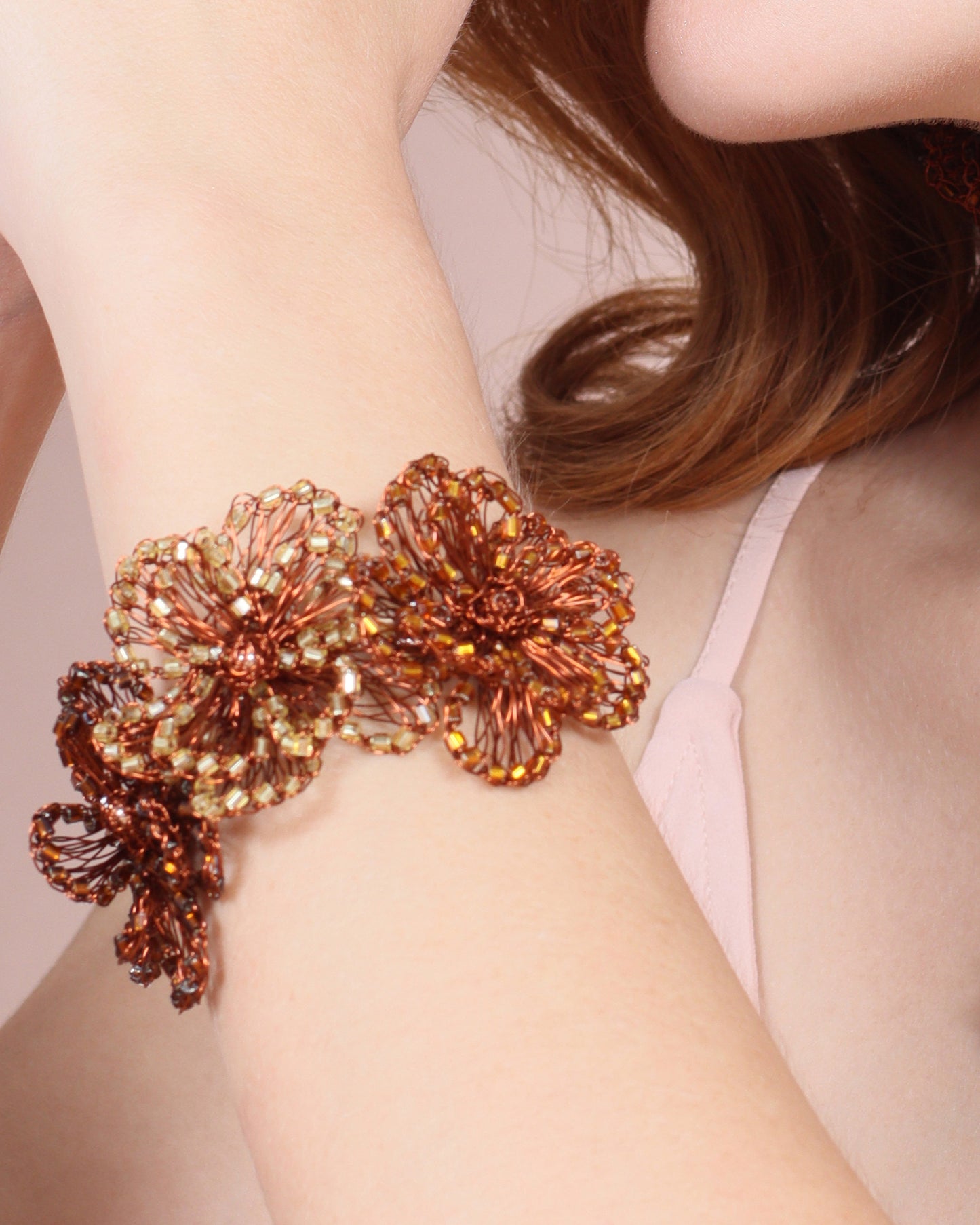 Bracelet Florata Rust Color