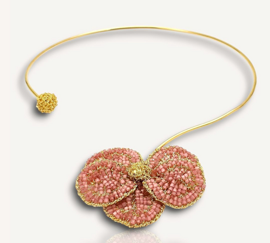 Necklace Orquídea Watermelon