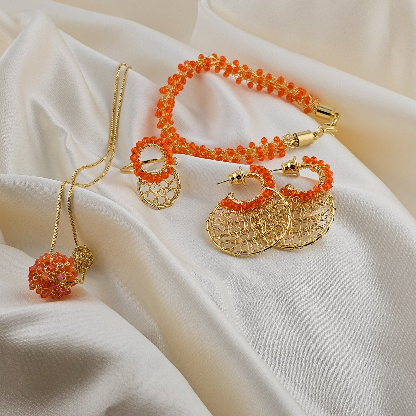 Earring Taila Orange